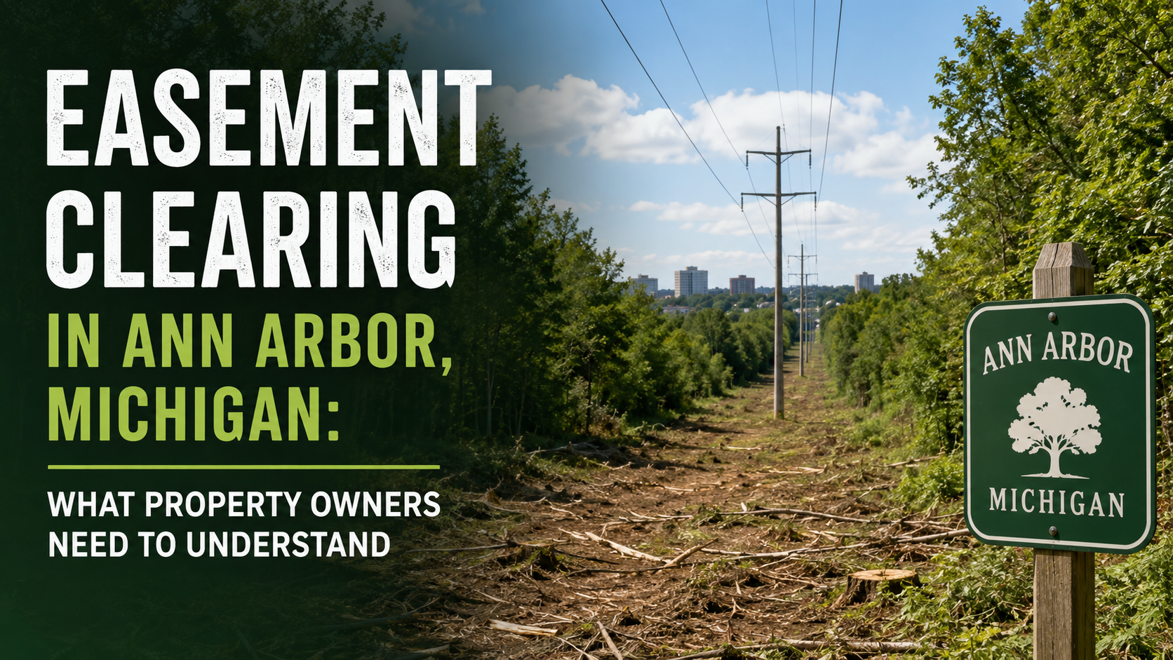 Easement Clearing in Ann Arbor, Michigan: What Property Owners Need to Understand